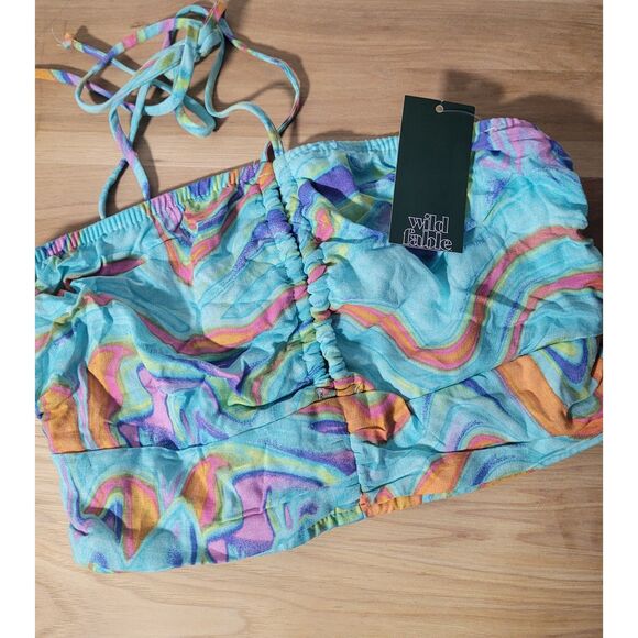 Wild Fable Summer‎ Tube Top/Crop Top/Beach Top Women's Size Small NWT - Picture 1 of 4